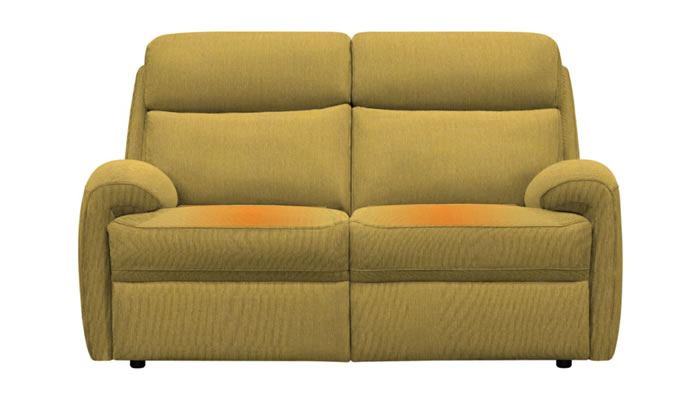 G Plan Hardy 2 Seater Sofa Heated Seats Calor Cardomom